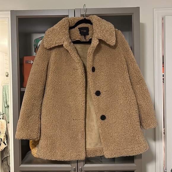 Maje Gatino Teddy Coat - Picture 6 of 12
